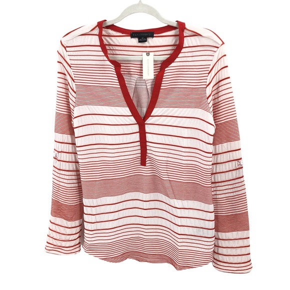 Sanctuary for Anthropologie NEW Womens Size XS Julia Blouse Roll Tab Sleeves - Picture 7 of 10